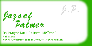 jozsef palmer business card